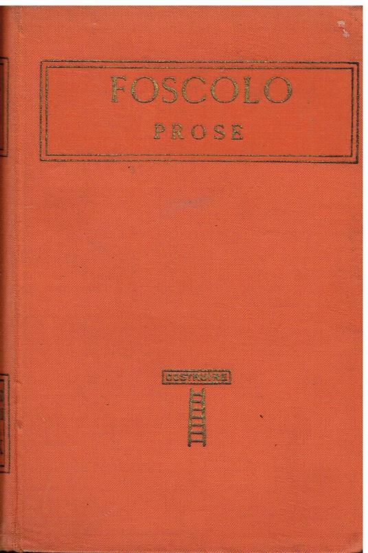 Prose - Ugo Foscolo - copertina