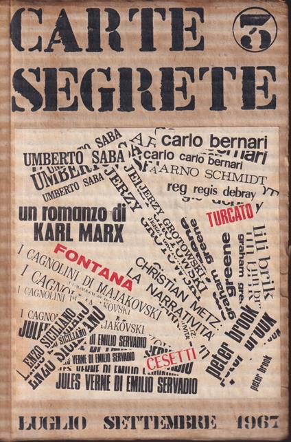 Carte segrete n. 3 - copertina