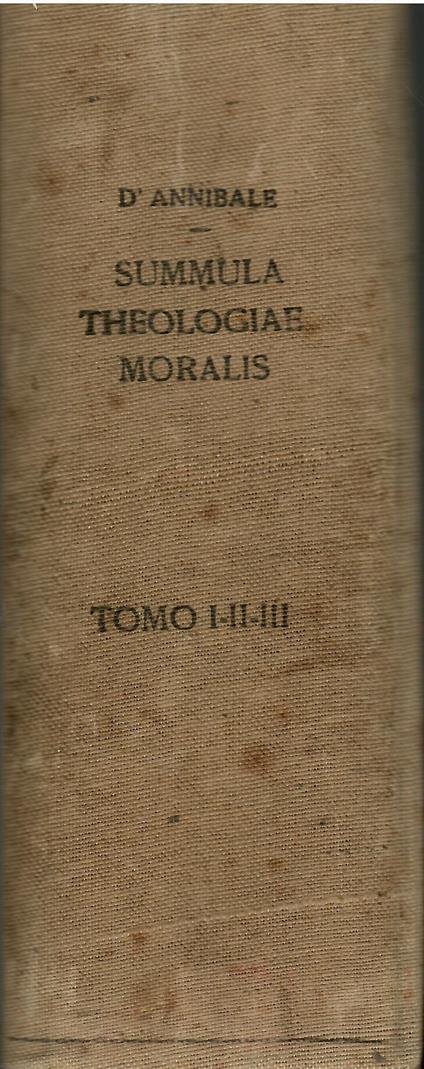 Summula Theologiae Moralis - copertina