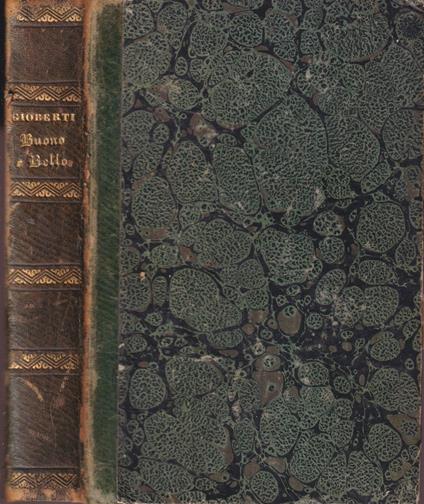 Del buono e del bello - Vincenzo Gioberti - copertina