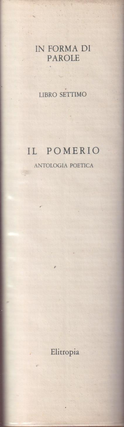 Il pomerio - copertina