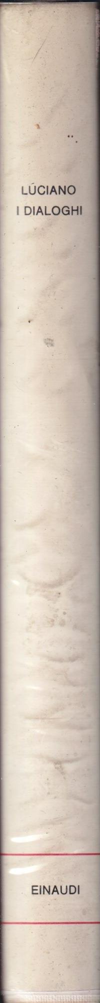 I dialoghi - Luciano di Samosata - copertina