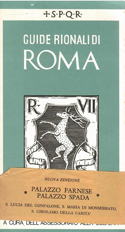 Guide rionali di Roma Regola( parte seconda) - Carlo Pietrangeli - copertina