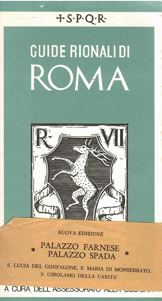 Guide rionali di Roma Regola( parte seconda) - Carlo Pietrangeli - copertina