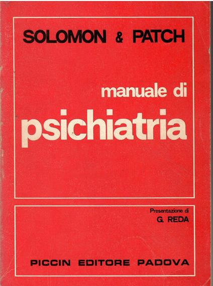 Manuale di psichiatria - copertina