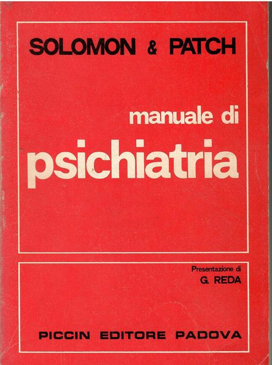 Manuale di psichiatria - copertina