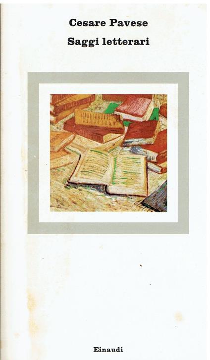 Saggi letterari - Cesare Pavese - copertina
