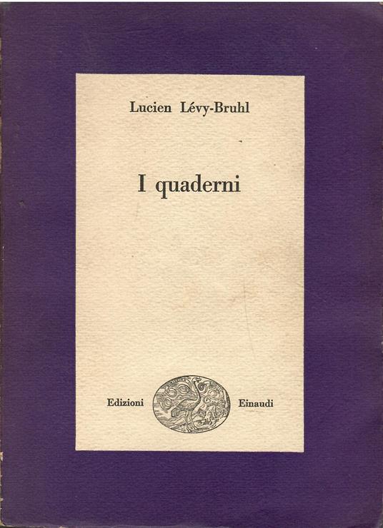I quaderni - Lucien Lévy-Bruhl - copertina