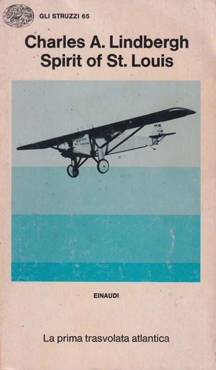 Spirit of St. Louis - Charles A. Lindbergh - copertina