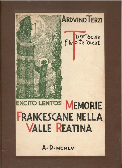 Memorie Francescane nella Valle Reatina - Arduino Terzi - copertina