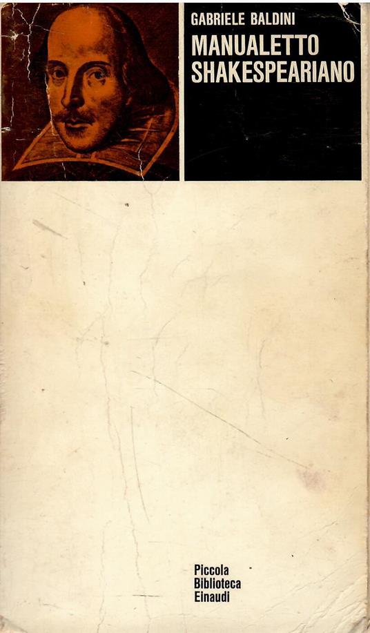 Manualetto shakespeariano - Gabriele Baldini - copertina
