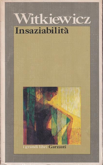 Insaziabilità - copertina