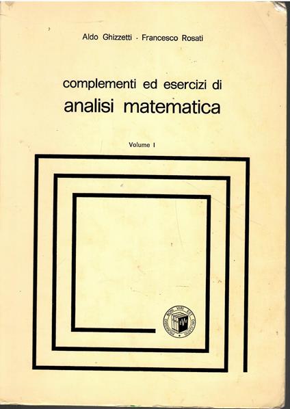 Esercizi e complementi di analisi matematica (Vol. 1) - copertina
