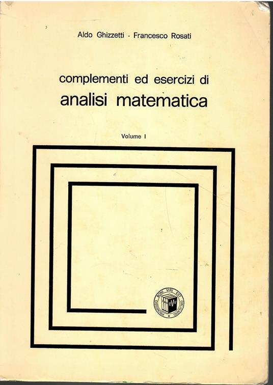 Esercizi e complementi di analisi matematica (Vol. 1) - copertina