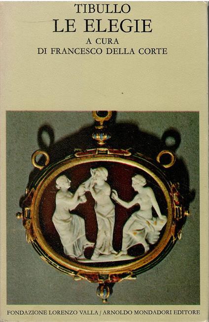 Le elegie - Albio Tibullo - copertina