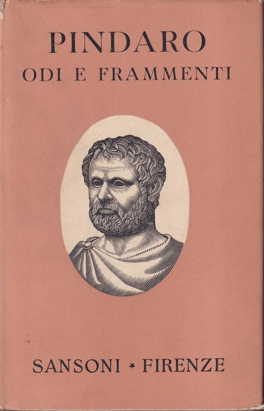 Odi e frammenti - Pindaro - copertina
