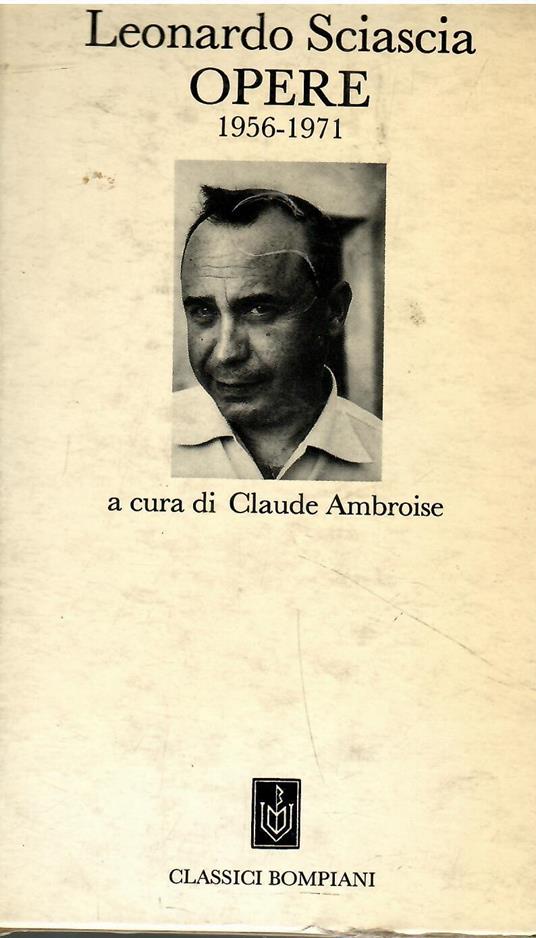 Opere 1956-1971 - Leonardo Sciascia - copertina