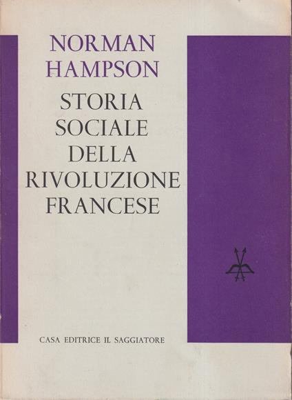 Storia sociale della Rivoluzione francese - Norman Hampson - copertina