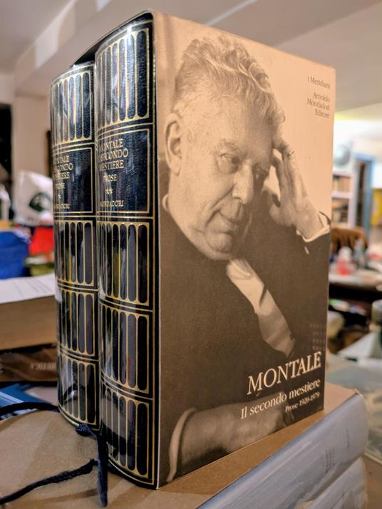 Il secondo mestiere. Prose (1920-1979) 2 volumi in cofanetto - Eugenio Montale - copertina