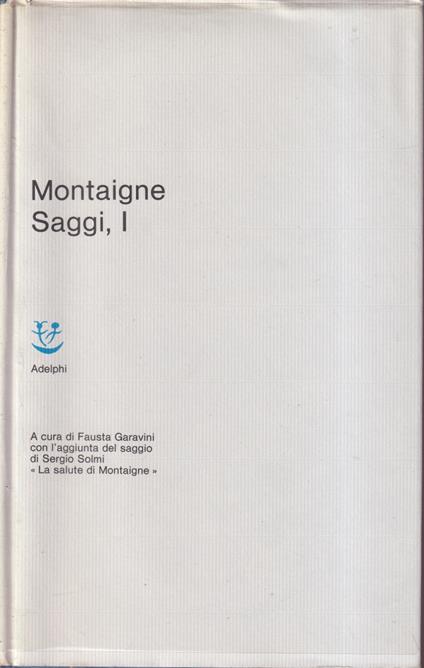 Saggi (Vol. 1) - Michel de Montaigne - copertina