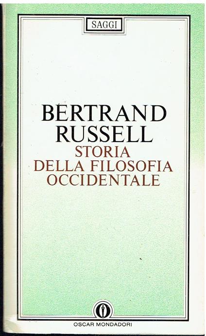 Storia della filosofia occidentale - Bertrand Russell - copertina