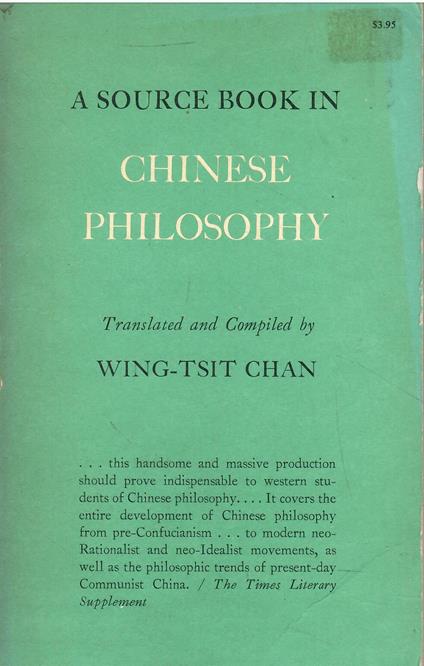 Source Book in Chinese Philosophy - copertina