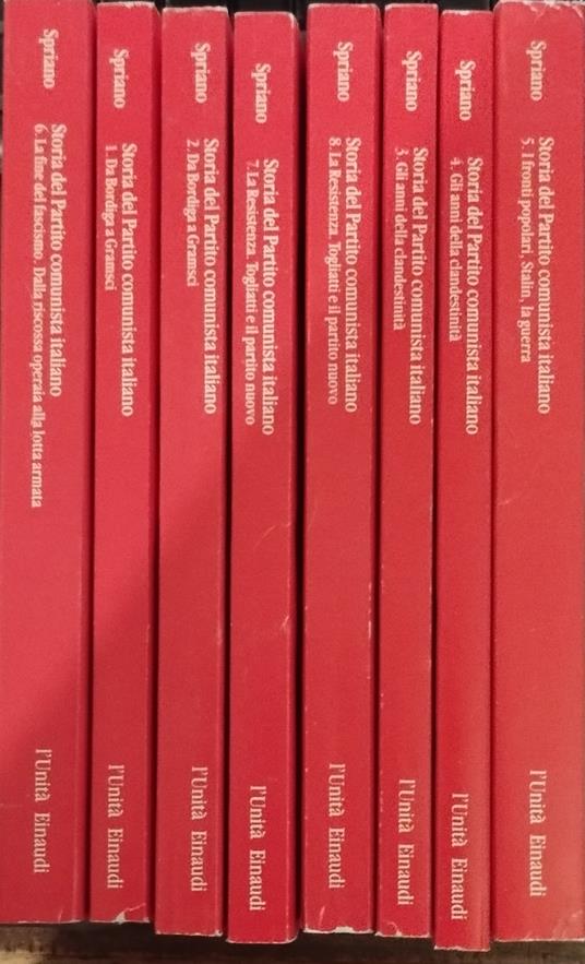 Storia Del Partito Comunista Italiano - Paolo Spriano - copertina