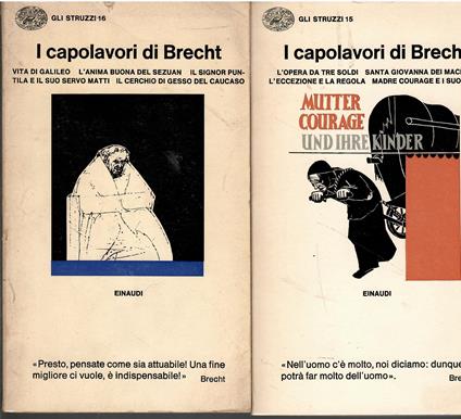 I capolavori di Brecht - Bertolt Brecht - copertina