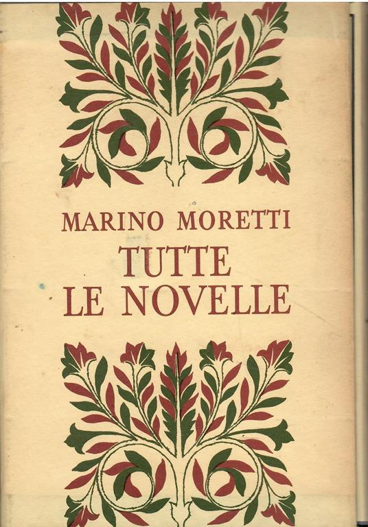 Tutte le novelle - Marino Moretti - copertina