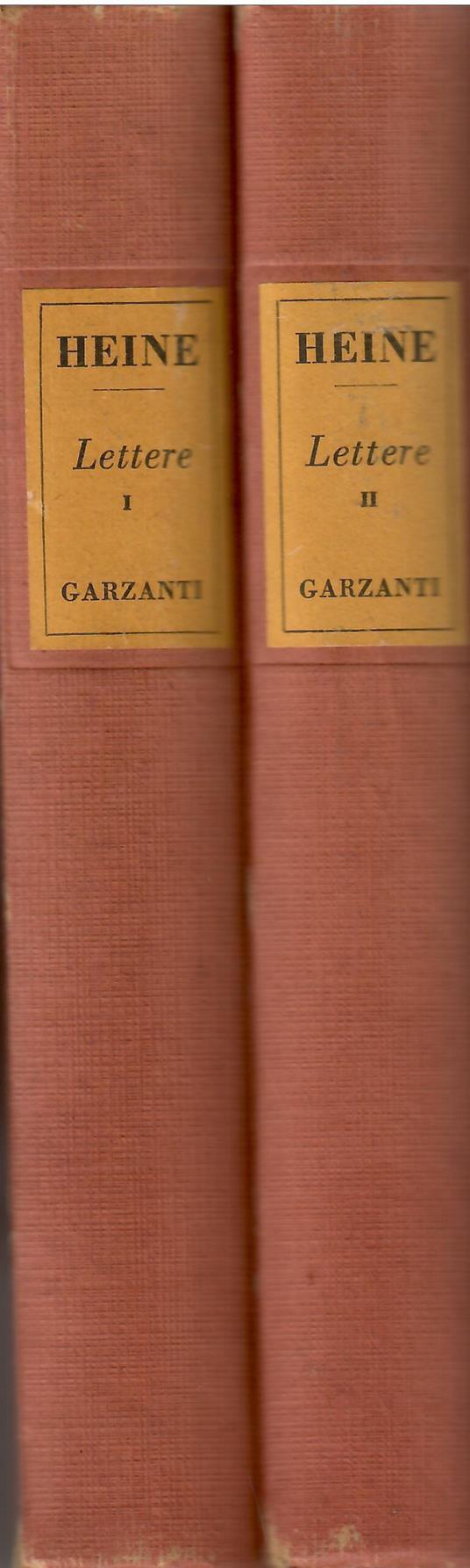 Lettere 2 voll - Heinrich Heine - copertina