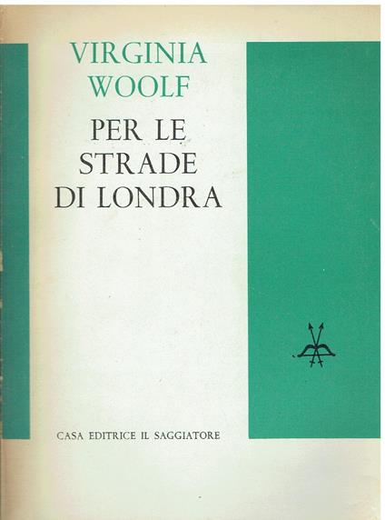 Per le strade di Londra - Virginia Woolf - copertina