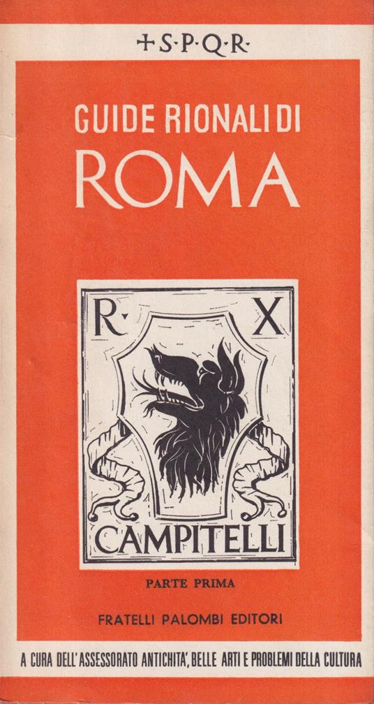 Rione X - Campitelli (parte prima) - copertina