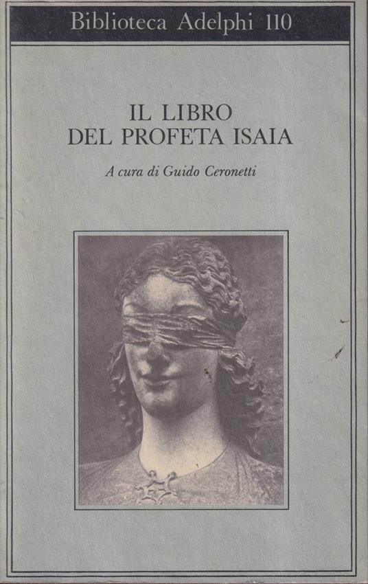 Il libro del profeta Isaia - Guido Ceronetti - copertina