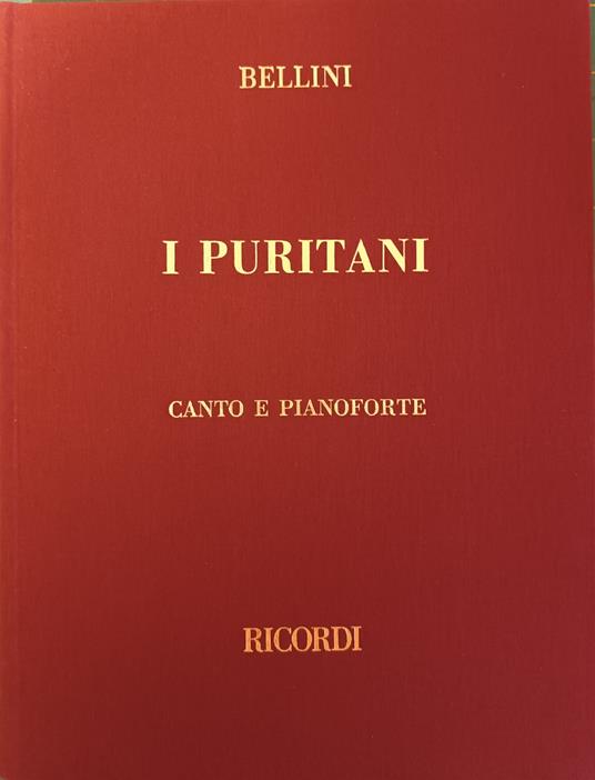 I puritani - Vincenzo Bellini - copertina