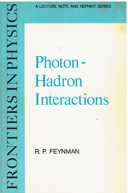 Photon-Hadron Interactions - Richard P. Feynman - copertina