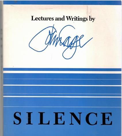 Silence: Lectures and Writings - John Cage - copertina
