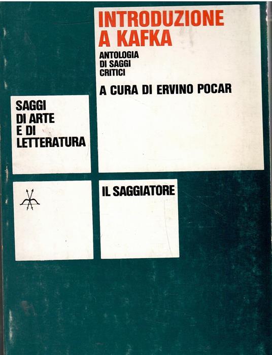 Introduzione A Kafka - Ervino Pocar - copertina