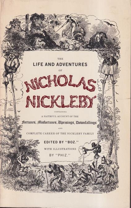 The Life And Adventures Of Nicholas Nickleby V1 - Charles Dickens - copertina