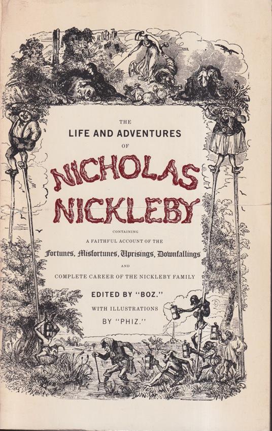 The Life And Adventures Of Nicholas Nickleby V1 - Charles Dickens - copertina
