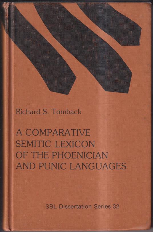 A Comparative Semitic Lexicon of the Phoenician and Punic Languages - copertina