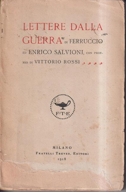 Lettere dalla guerra - copertina