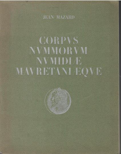 Corpus Nummorum Numidiae Mauretaniaeque - copertina