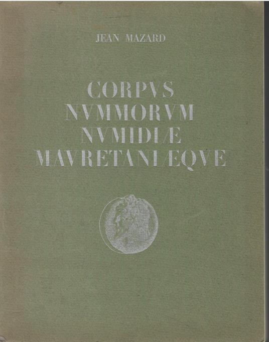 Corpus Nummorum Numidiae Mauretaniaeque - copertina