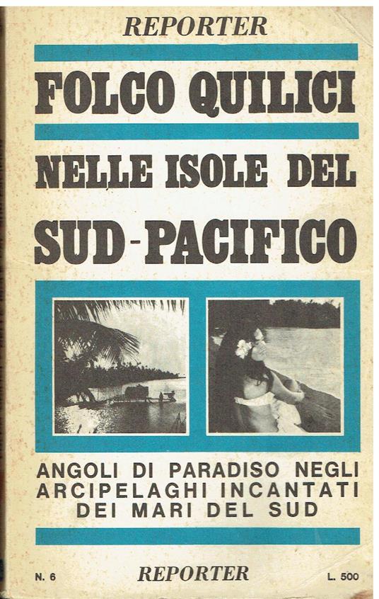 Nelle isole del Sud-pacifico - Folco Quilici - copertina
