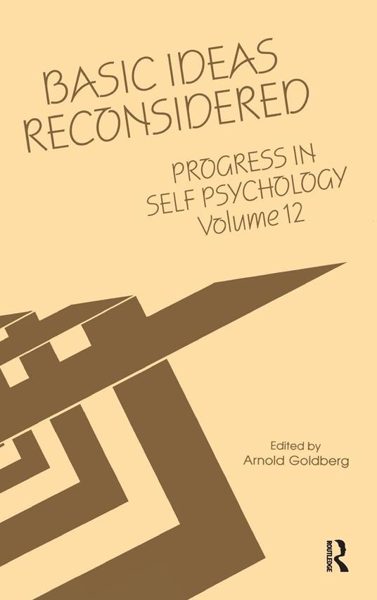 Progress in Self Psychology, V. 12: Basic Ideas Reconsidered - copertina
