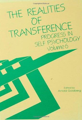 Progress in Self Psychology, V. 6: The Realities of Transference - copertina