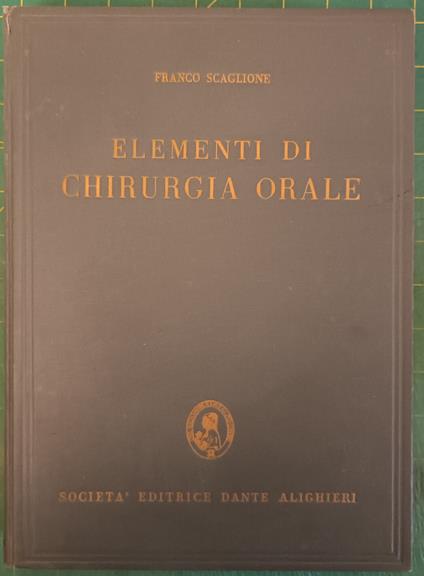 Elementi di chirurgia orale - copertina