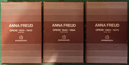 Opere - Anna Freud - copertina