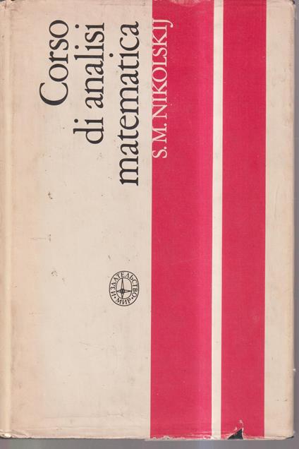 Corso di analisi matematica vol. 1 - copertina