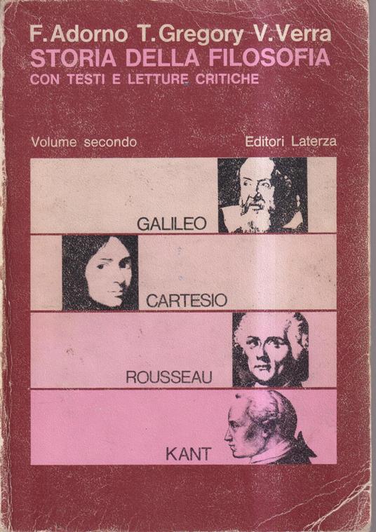 Storia della filosofia con testi e letture critiche vol. 2 - copertina